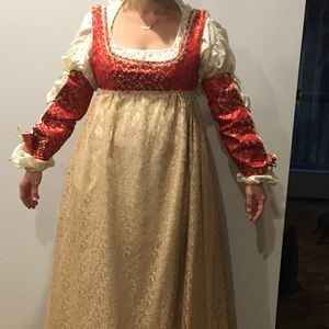 Hand made Renassiance royalty gown